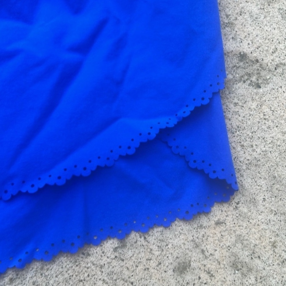 Lululemon Hi It Short Cerulean Blue Scalloped Hem Shorts Women's Size 10 - Picture 5 of 9
